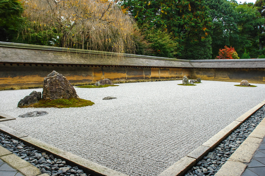 Japanese rock garden