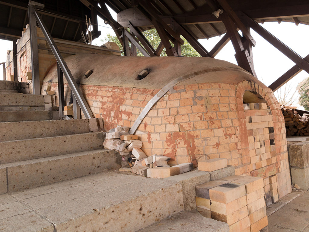 Kasama pottery kiln